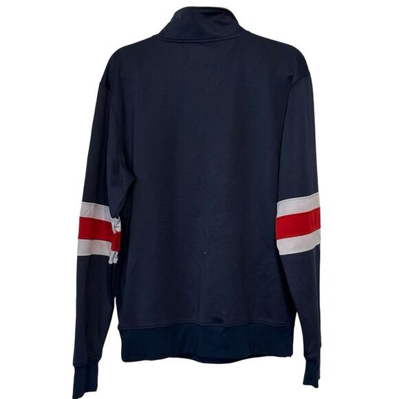 Bleecker & Mercer Men's 1/4 Zip Windbreaker Jacket Blue Size L - Picture 2 of 8